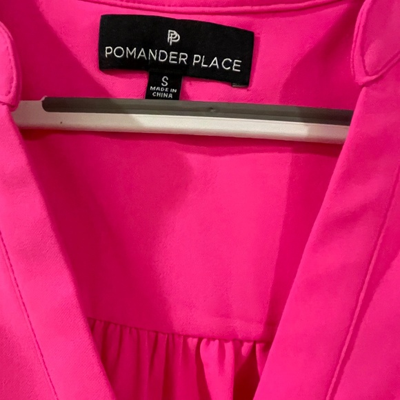 POMANDER PLACE Hot Pink Kenzo Top - Picture 7 of 8